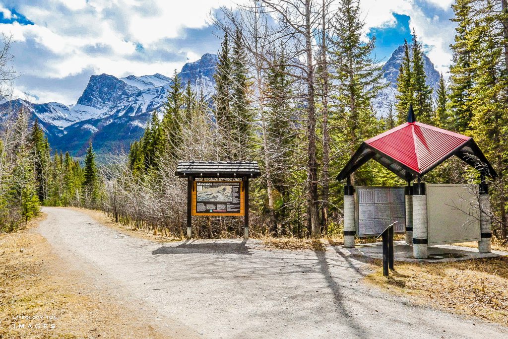 Canmore Alberta as seen from The Great Trail