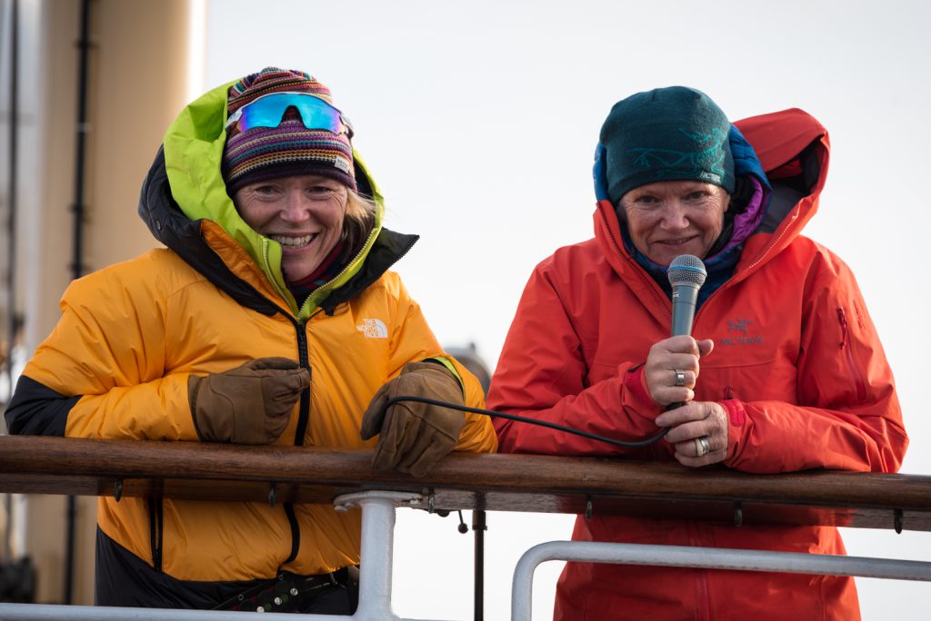 Two female adventurers prepare to overwinter in Svalbard