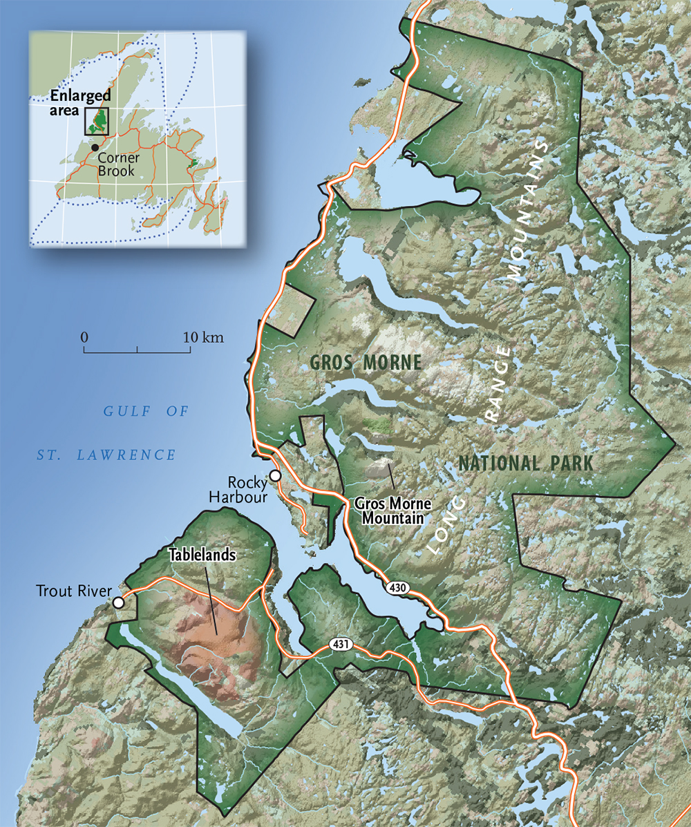 Gros Morne National Park Map Skiing Gros Morne National Park | Canadian Geographic