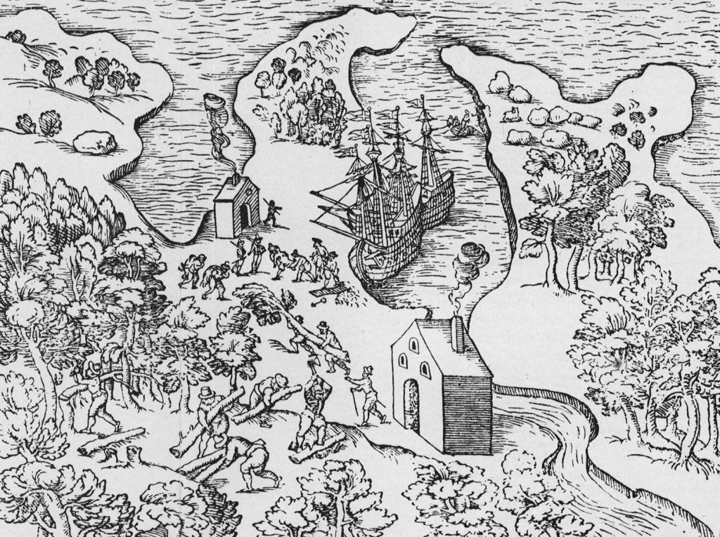 Map of Churchill Harbour by Jens Munk, 1624