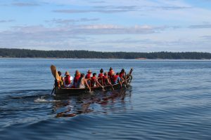 The Squaxin Island Canoe Family on the Tribal Canoe Journey. For the past two years, NoiseCat and his father have joined the Squaxin Island Canoe Family on this remarkable voyage.