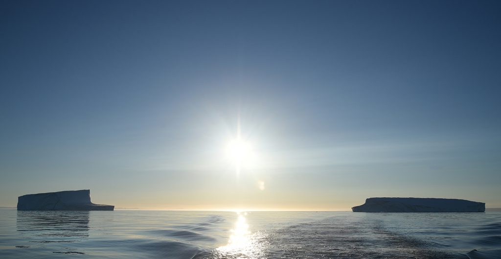 Icebergs in Pond Inlet, near Bylot Island