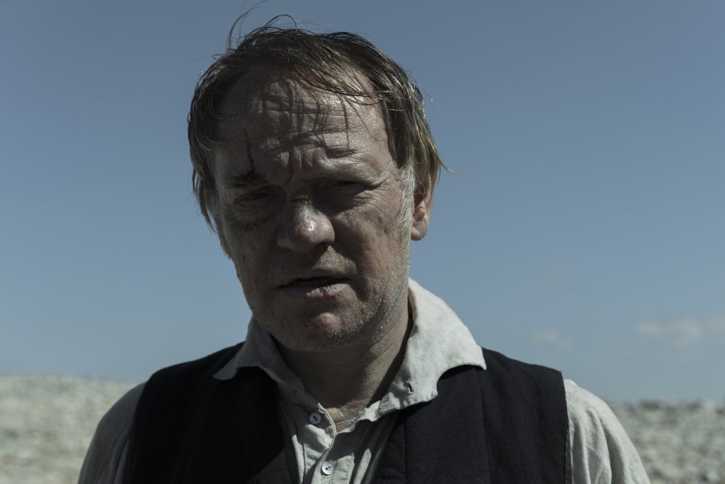 He's bruised and battered, but is Captain Francis Crozier (played by Jared Harris) beyond all hope in the tenth and final episode of The Terror? (Photo: Aidan Monaghan/AMC)