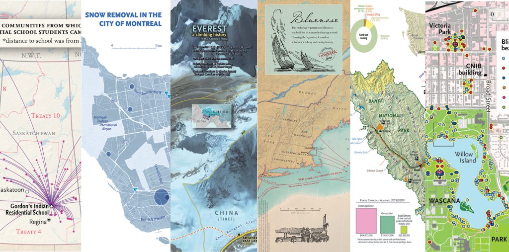 best of maps collage