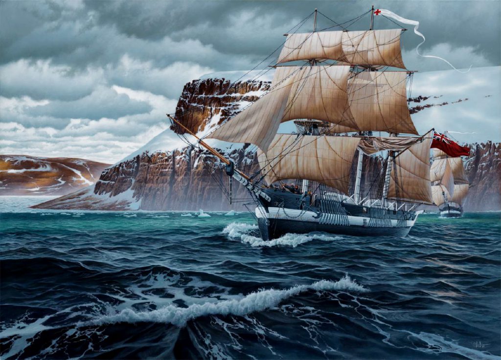 Franklin, RCGS, Arctic, painting