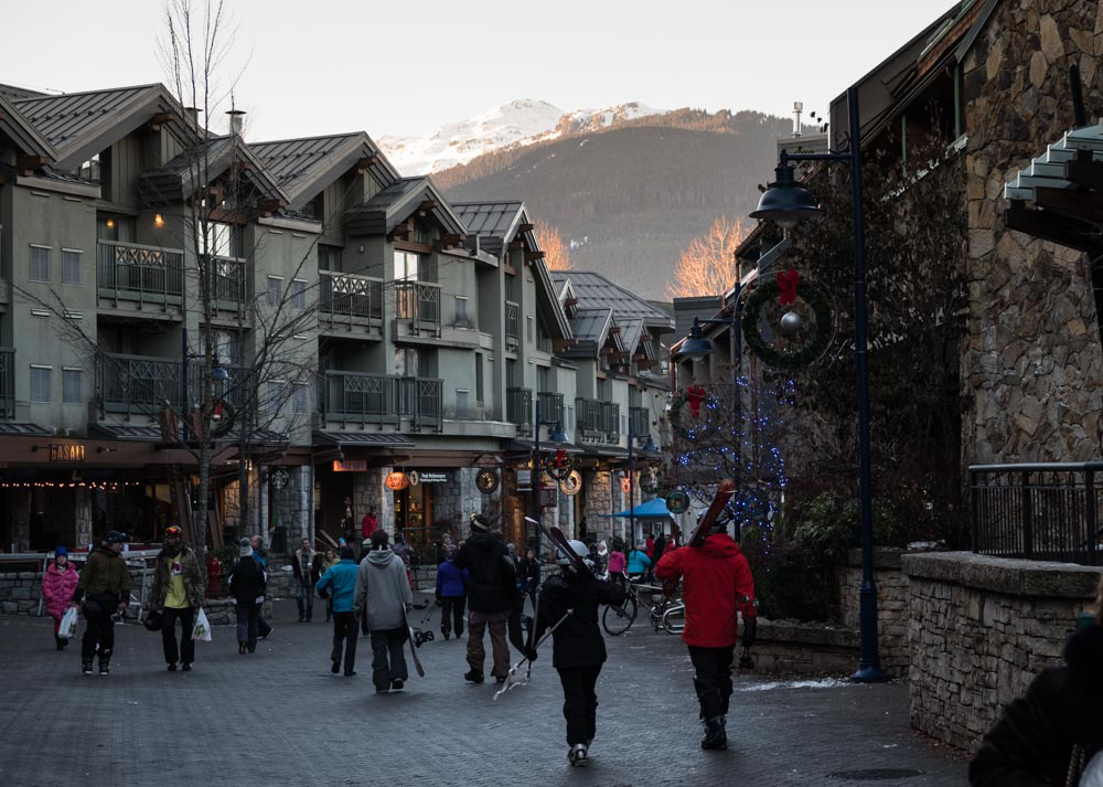 Whistler village by Zoe Ducklow